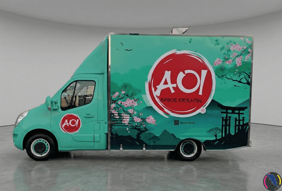 Serviço de envelopamento de food truck